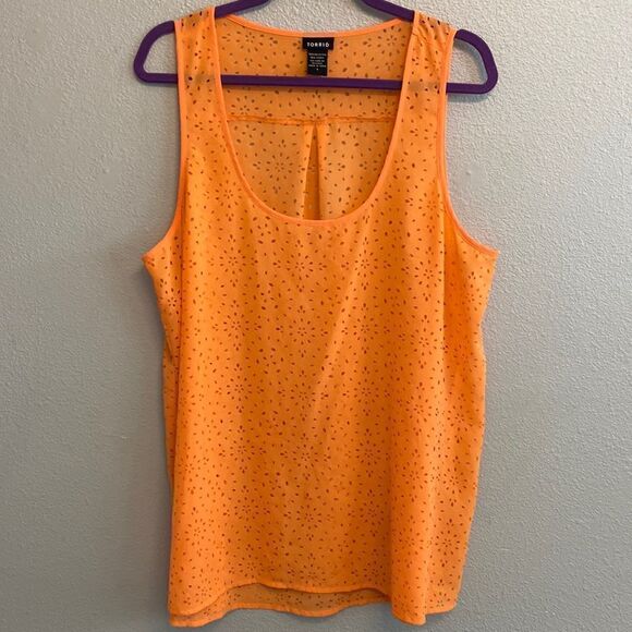 Torrid orange tank- Size 2 (14-16) - Picture 1 of 6